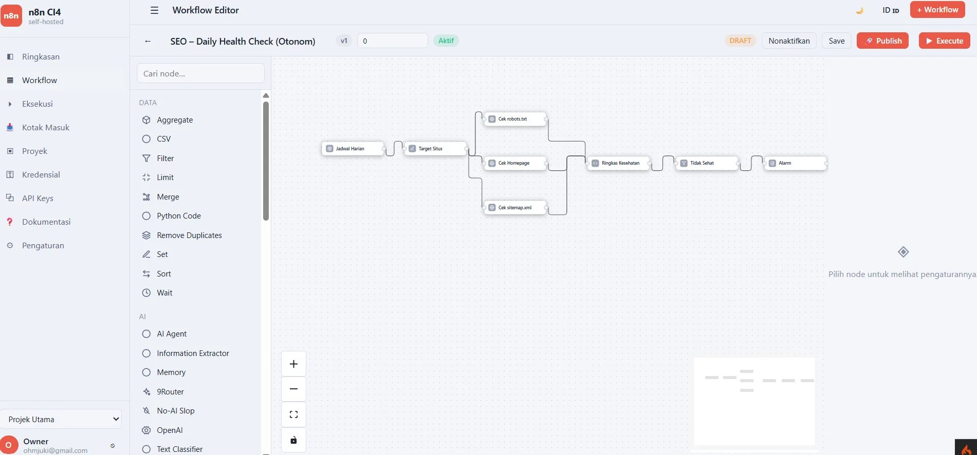n8n Codeigniter - Lightweight Workflow Automation
