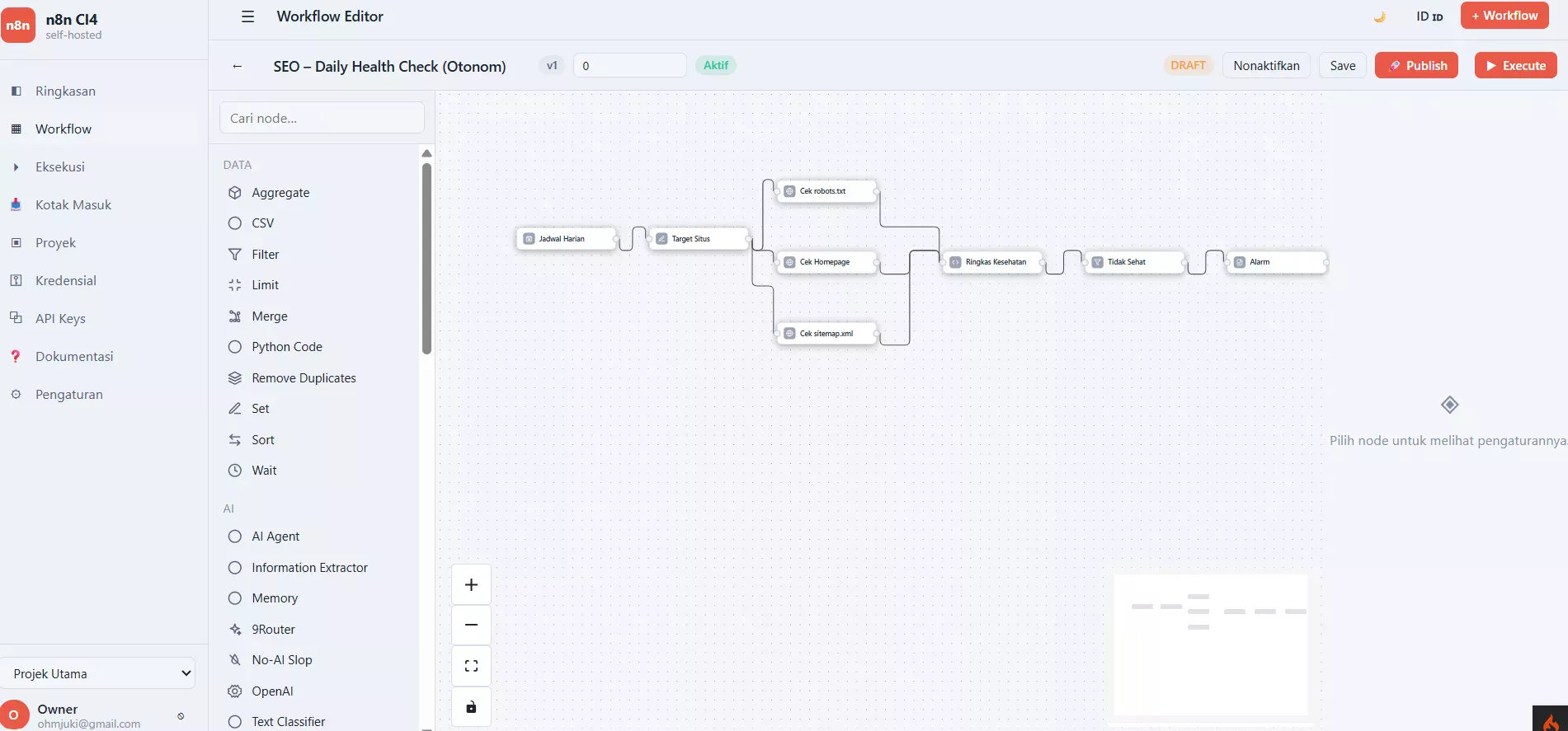 n8n Codeigniter - Lightweight Workflow Automation